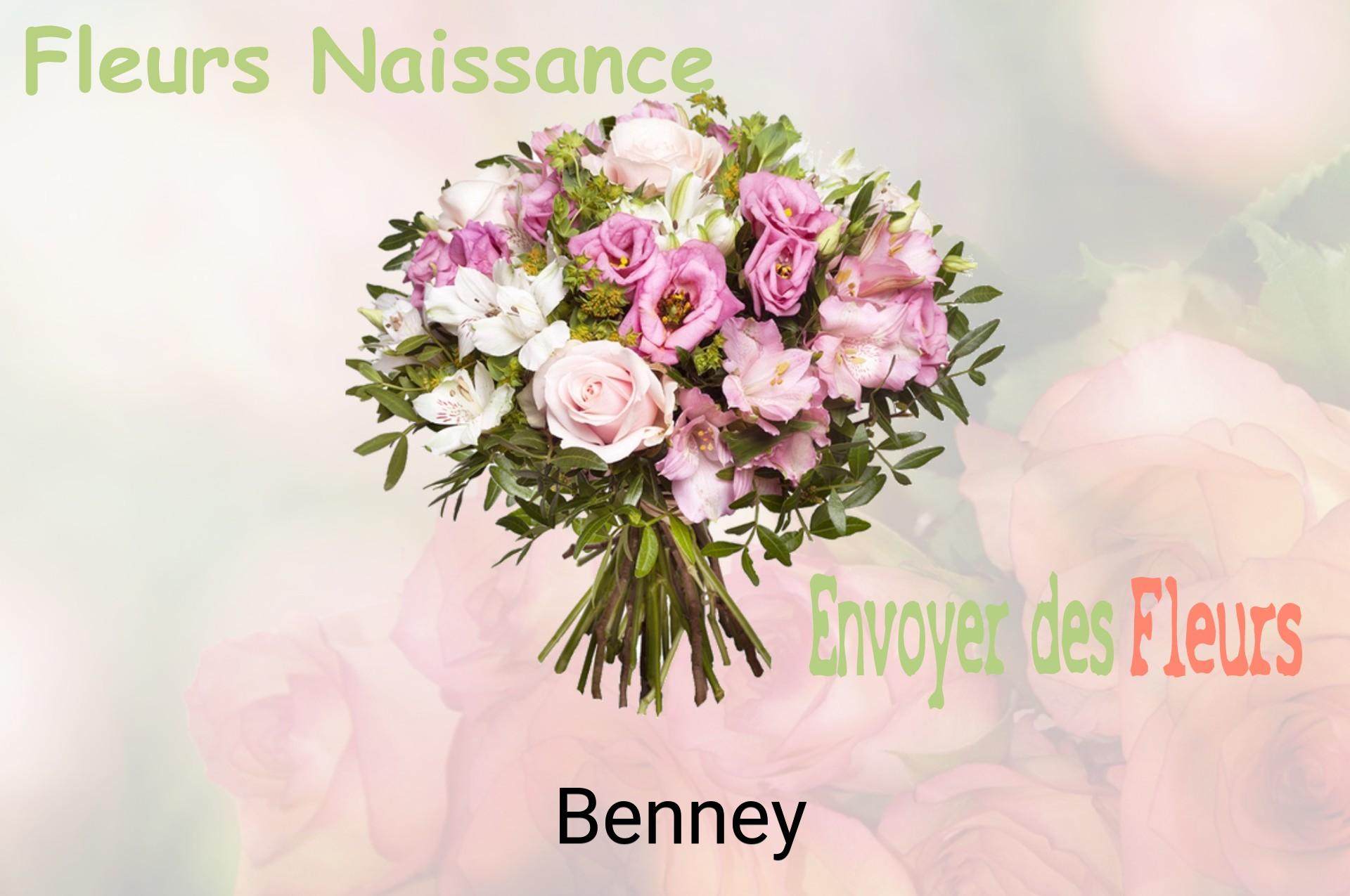 Bouquet de fleurs de naissance livré à Benney